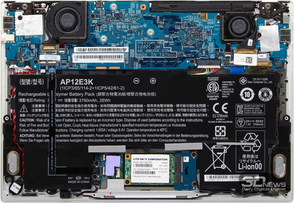 11-дюймовый сверхтонкий ультрабук Acer Aspire S7-191